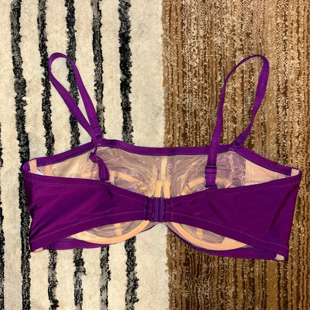 Pour moi Samoa purple bikini top 38F/100F - Picture 8 of 9